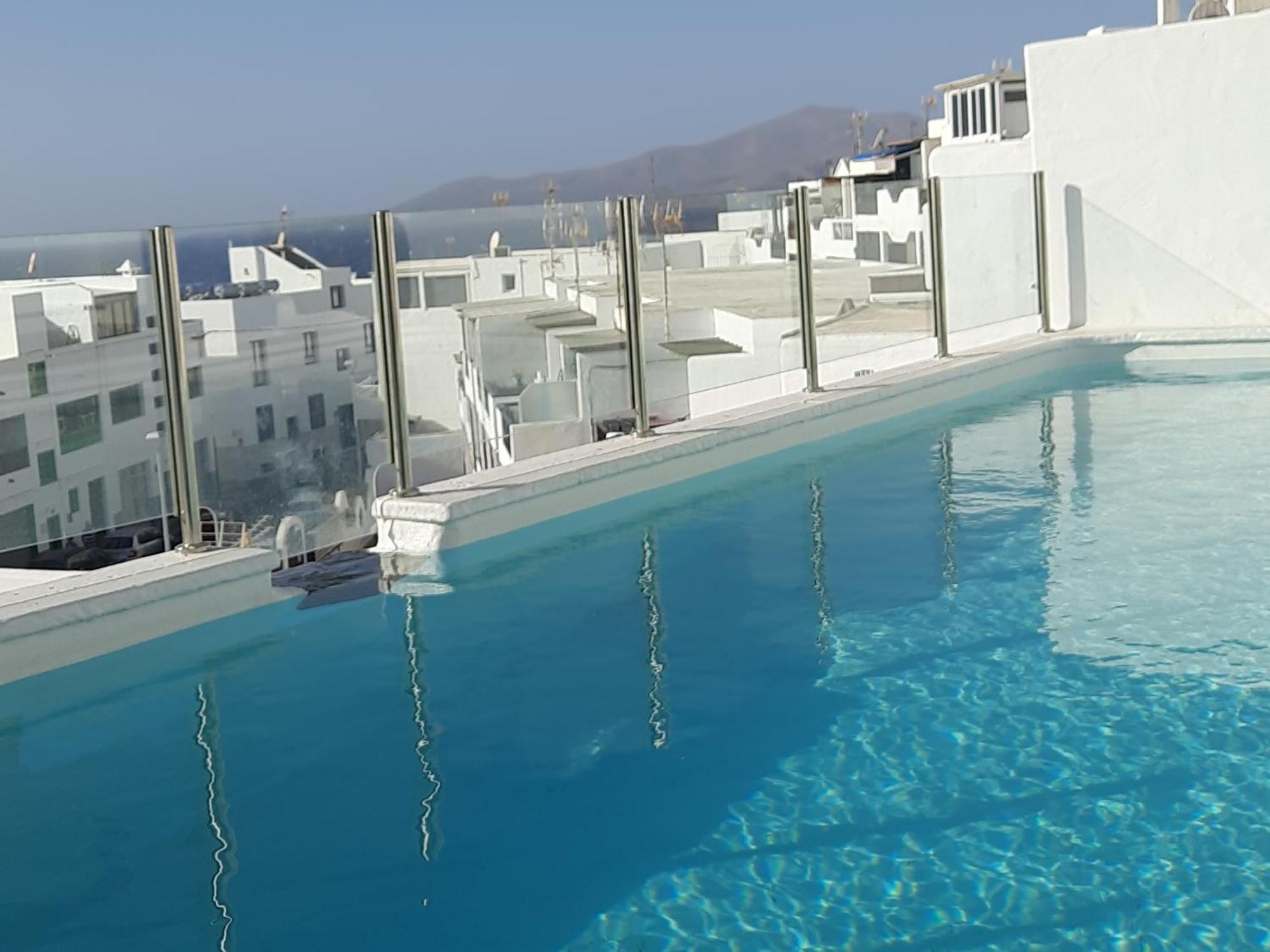 The White Dragos With Ocean View - Ac - Private Pool Διαμέρισμα Tías Εξωτερικό φωτογραφία